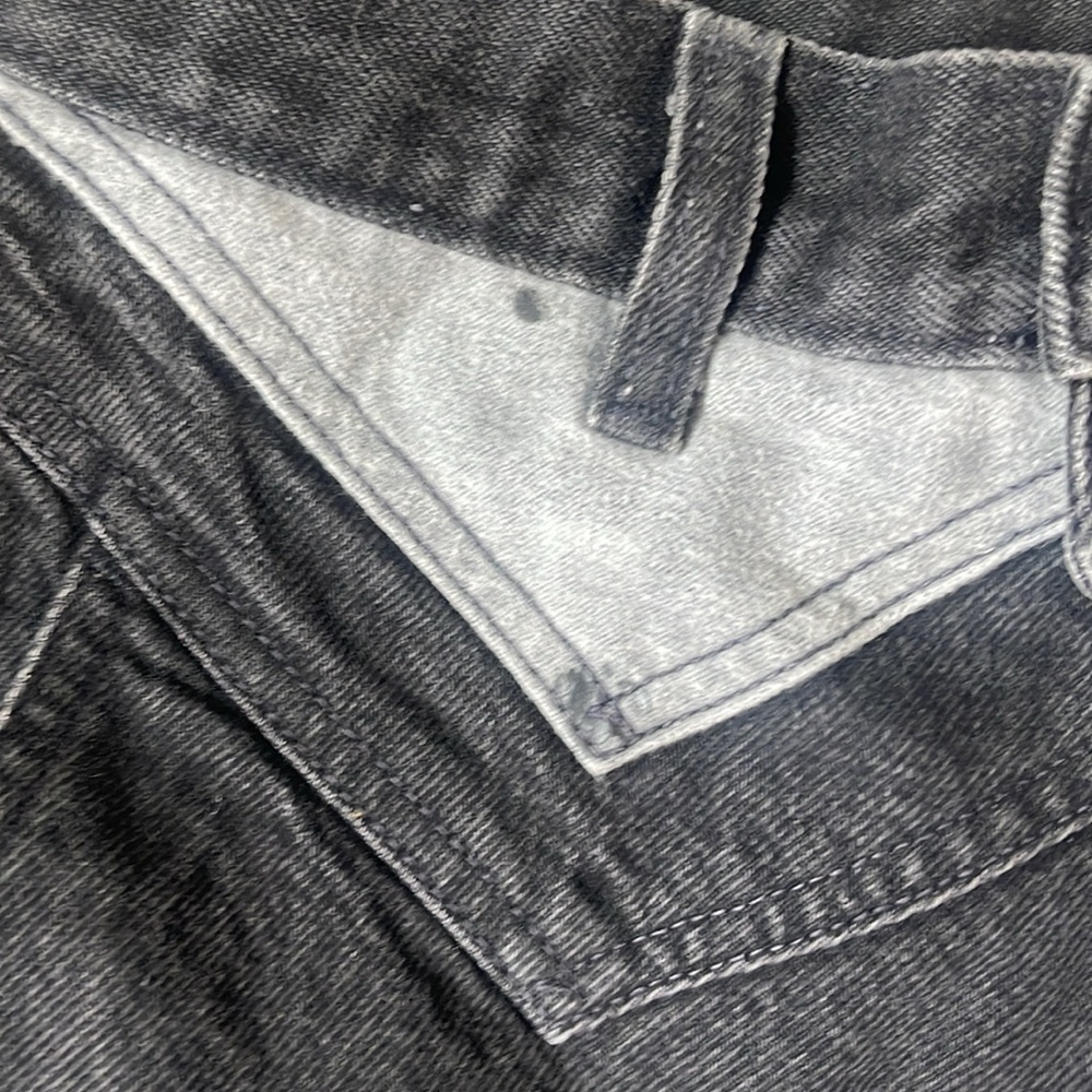 Vintage “Rockies” black denim jeans riding 90s size 13 / 14 - Picture 12 of 13
